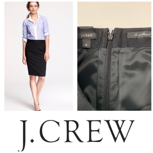 J. Crew Black Pencil ✏️ Skirt